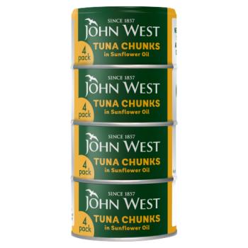 John West Tuna Chunks in Sunflower Oil 125g
