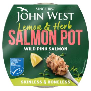 John West Lemon & Herb Salmon Pot 80g