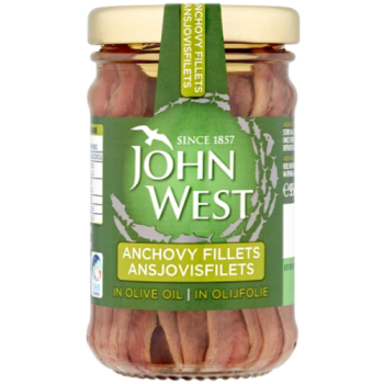 John West Anchovy Fillets in Olive Oil 95g