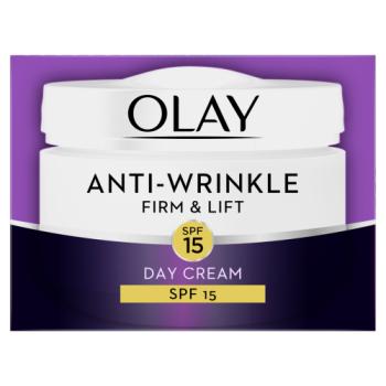 Olay Anti-wrinkle Firm And Lift Anti-ageing Day Moisturiser Spf15 50ml