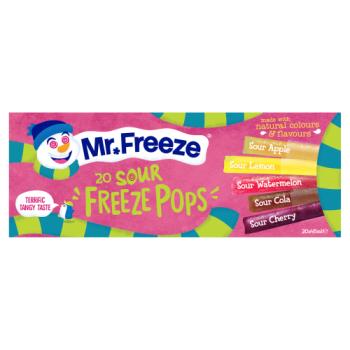 Mr. Freeze Sour Freeze Pops 20 x 45ml