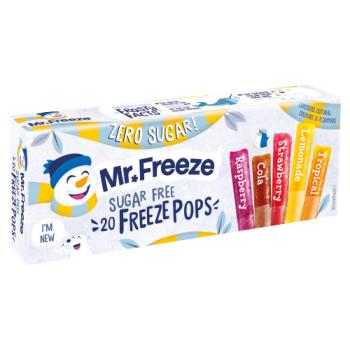 Mr Freeze Sugar Free Freeze Pops  20 x 45ml