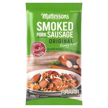Mattessons Smoked Pork Sausage Original 200g