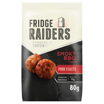 Fridge Raiders Smoky Bbq Flavour Pork Feasts 80g