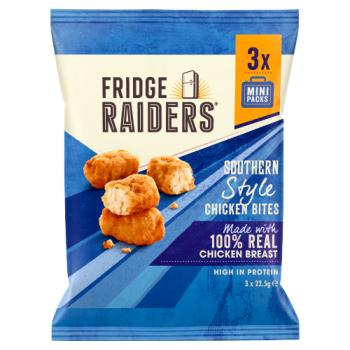 Fridge Raiders Southern Style Chicken Bites Mini Packs 3 x 22.5g
