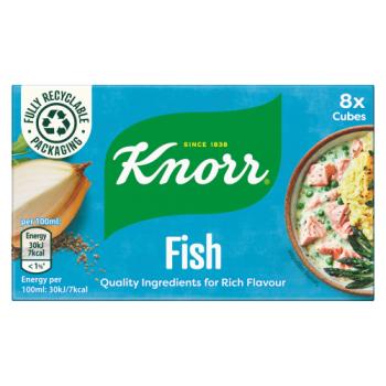 Knorr  Stock Cubes Fish 8 x 10g 