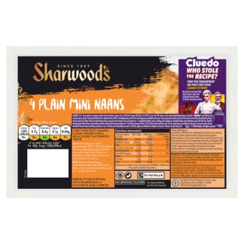 Sharwood's 4 Plain Mini Naans