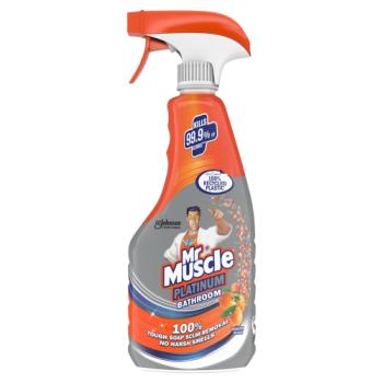 Mr Muscle Platinum Bathroom Cleaning Spray 500ml 
