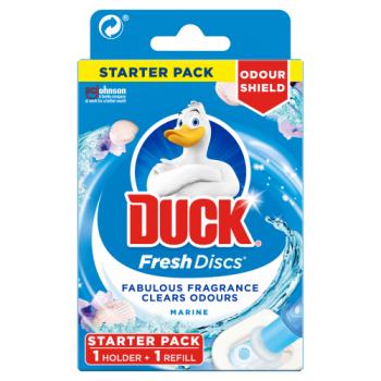 Duck Toilet Cleaner Fresh Discs Holder Marine 36ml