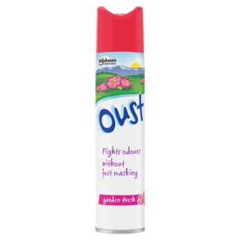Oust Odour Eliminator Aerosol Garden Fresh Air Freshener, 300ml
