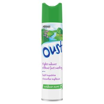 Oust Odour Eliminator Aerosol Outdoor Scent Air Freshener, 300ml
