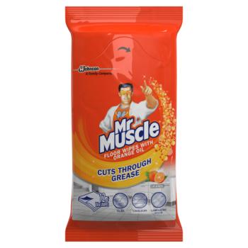 Mr Muscle Floor Wipes Orange