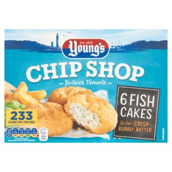 Young's Chip Shop 6 Fish Cakes 300g