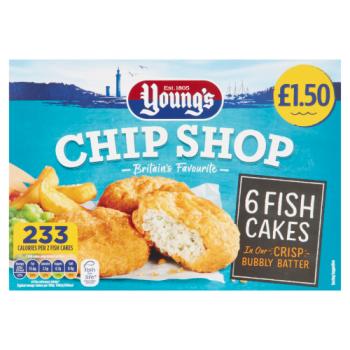Youngs 6 Fish Cakes Pm1.50