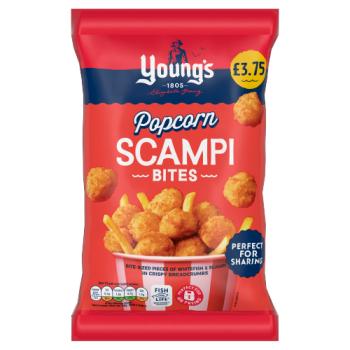 Young's Popcorn Scampi Bites 300g
