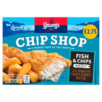 Young's Chip Shop Fish & Chips 100% Fillet 300g
