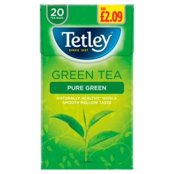 Tetley 20 Pure Green Tea Bags 40g