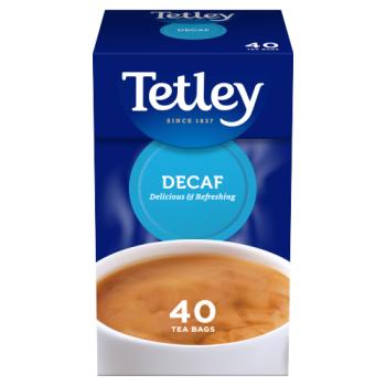Tetley Decaf 40 Tea Bags 125g