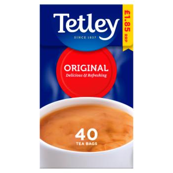 Tetley 40 Original Tea Bags 125g