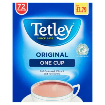 Tetley Original One Cup 72 Tea Bags 144g