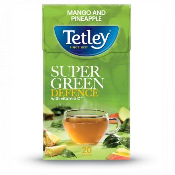 Tetley Super Green Defence Mango and Pineapple 20 Tea Bags 40g