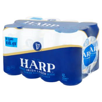 Harp 12pk Can Pm£10.49