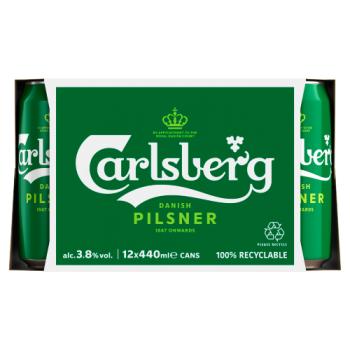 Carlsberg Danish Pilsner 12 x 440ml Can