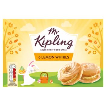 Mr Kipling 6 Lemon Whirls