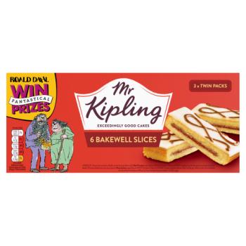 Mr Kipling 6 Bakewell Slices