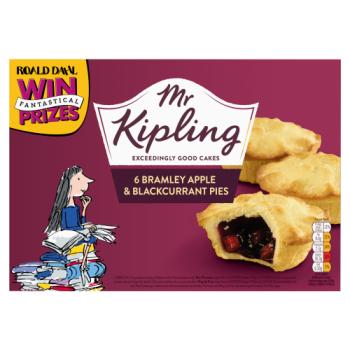 Mr Kipling 6 Bramley Apple & Blackcurrant Pies