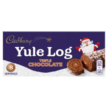 Cadbury Yule Log Triple Chocolate