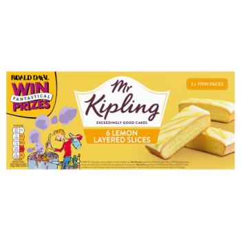 Mr Kipling 6 Lemon Layered Slices