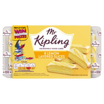 Mr Kipling 8 Lemon Layered Slices