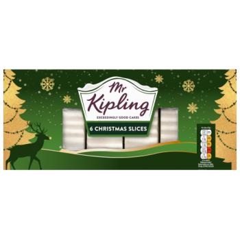 Mr Kipling 6 Christmas Slices