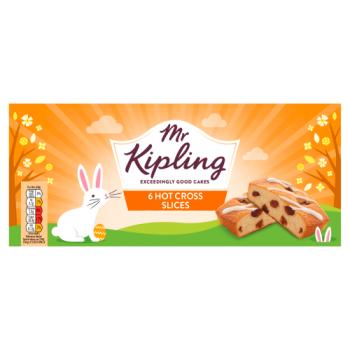 Mr Kipling 6 Hot Cross Slices