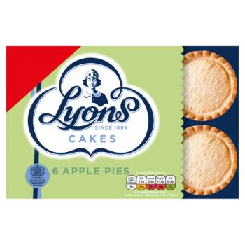 Lyons Apple Pies P/m 6pk