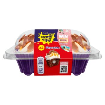 Cadbury Creme Egg Cupcakes 2pk Wigig