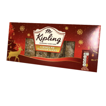 Mr Kipling 6 Mince Pie Flavour Slices