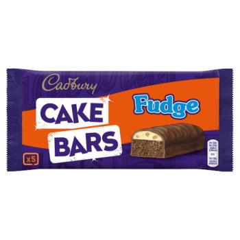 Cadbury 5 Cake Bars Fudge