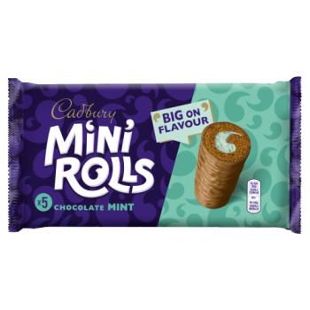 Cadbury 5 Mini Rolls Chocolate Mint