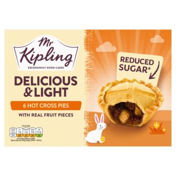 Mr Kipling Delicious & Light 6 Hot Cross Pies