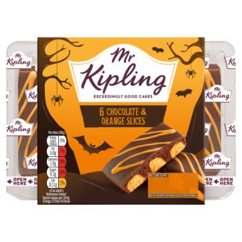 Mr Kipling 6 Chocolate & Orange Slices