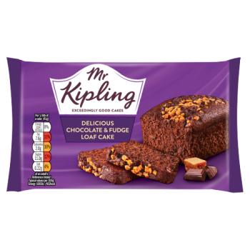 Mr Kipling Delicious Chocolate & Fudge Loaf Cake 220g