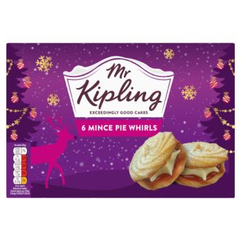 Mr Kipling 6 Mince Pie Whirls