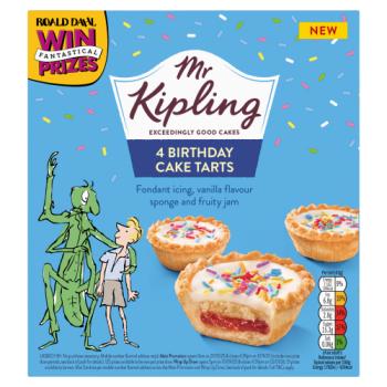Mr Kipling 4 Birthday Cake Tarts