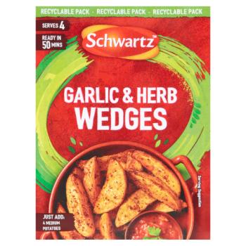 Schwartz Garlic & Herb Wedges 38g
