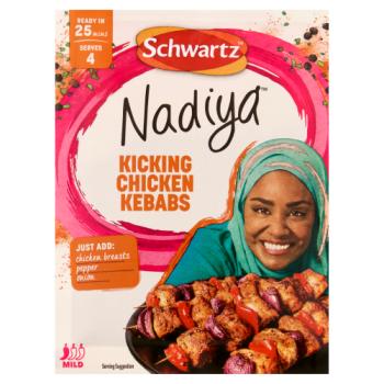 Schwartz Nadiya Kicking Chicken Kebabs 25g