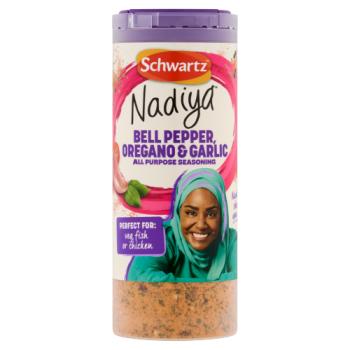 Schwartz Nadiya Bell Pepper, Oregano & Garlic All Purpose Seasoning 110g