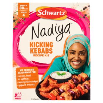 Schwartz Nadiya Kicking Kebabs Recipe Kit 75g
