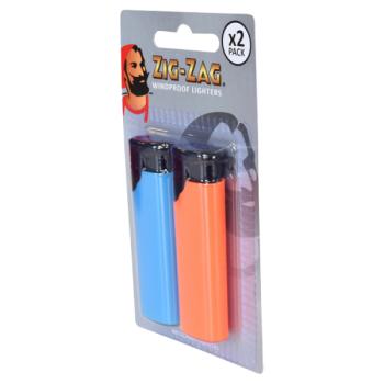 Zig-Zag Windproof Lighters 2 Pack